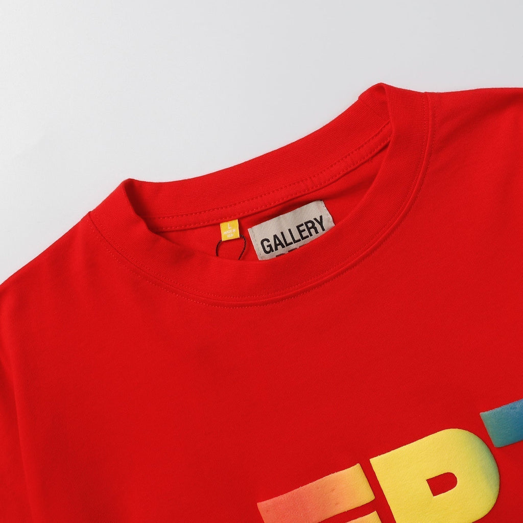 Gallery Dept T Shirts round Neck Short Sleeve T-shirt Pure Cotton