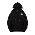 Stussy Hoodie Embroidered Fleece Fashion Cardigan Zip Hoodie