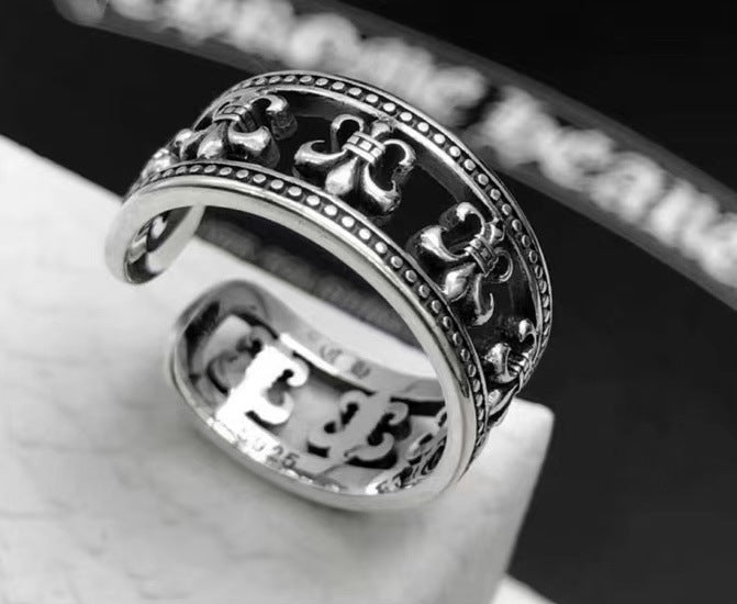 Chrome Heart Ring Men's and Women's Fashion High Street