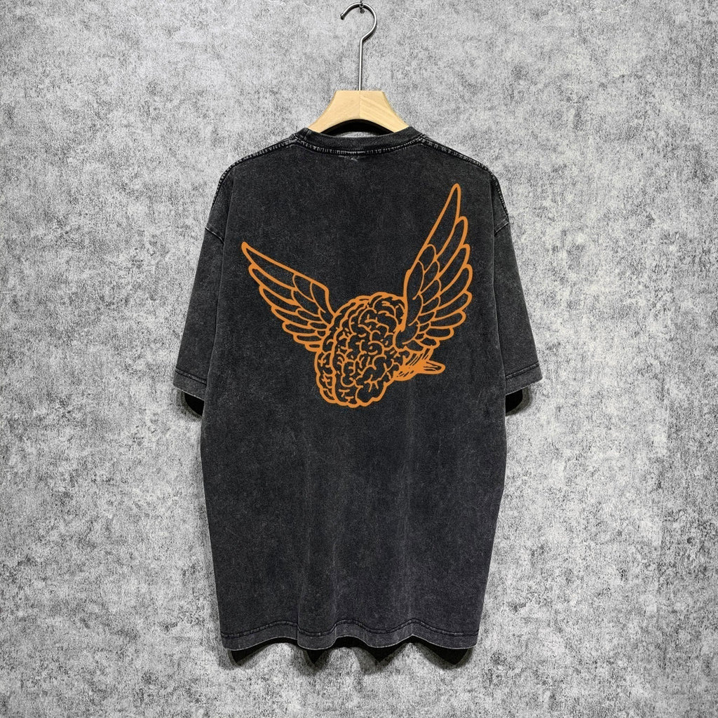 Gallery Dept T Shirts Tee Shirt Washed and Worn Short Sleeve T-shirt Blouse