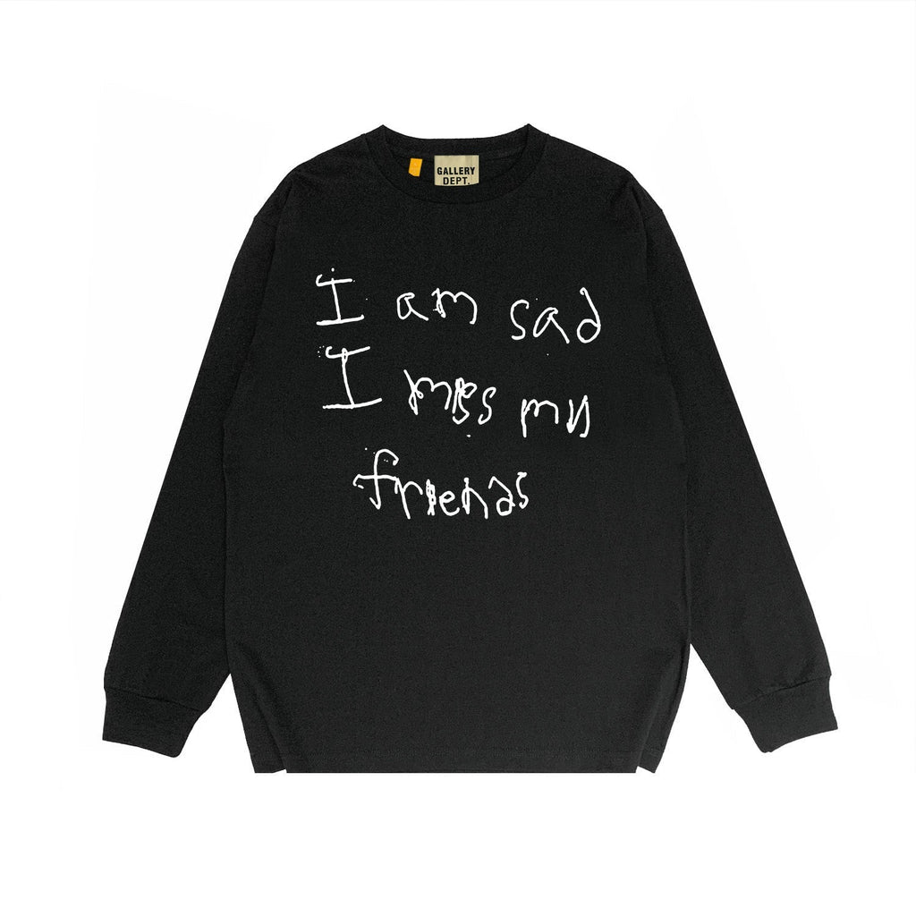 Gallery Dept Long Sleeved Shirt Fashion Brand Long Sleeve Long-Sleeved T-shirt Blouse