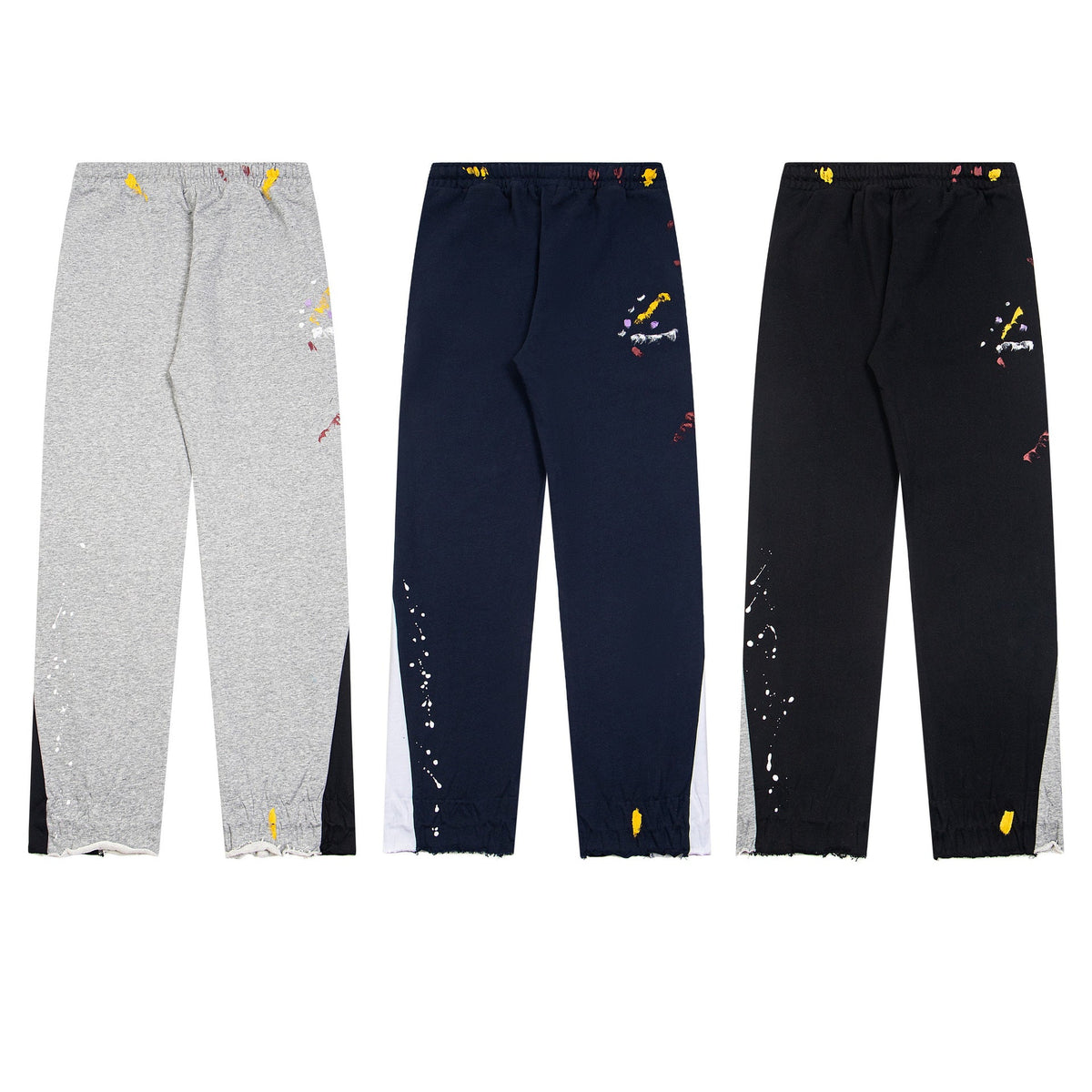 Gallery Dept Sweatpants Hand-painted splashed ink alphabet casual trousers