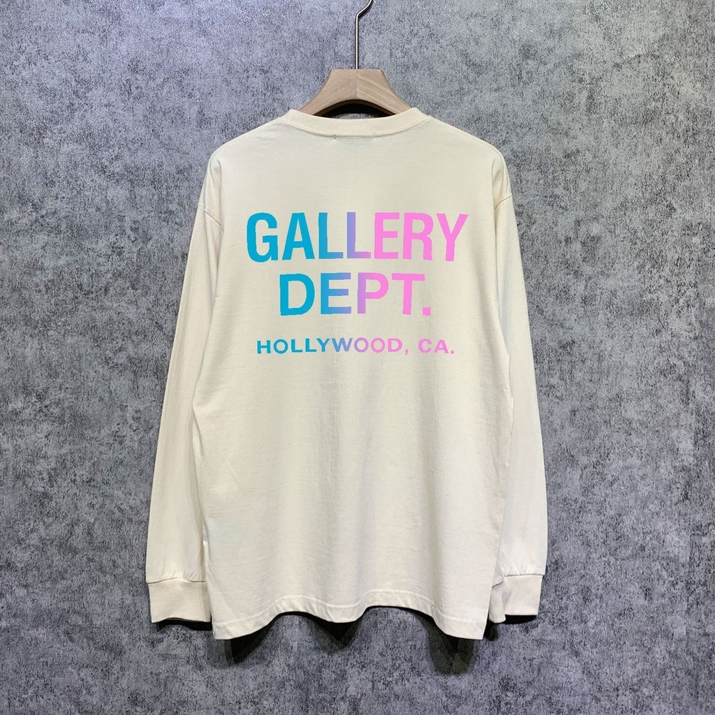 Gallery Dept Long Sleeved Shirt Fashion Brand Long Sleeve Long-Sleeved T-shirt Blouse
