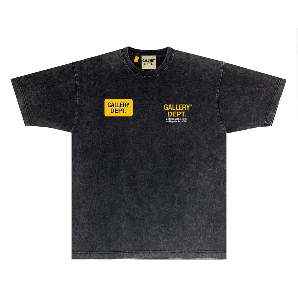 Gallery Dept T Shirts Tee Shirt Washed and Worn Short Sleeve T-shirt Blouse