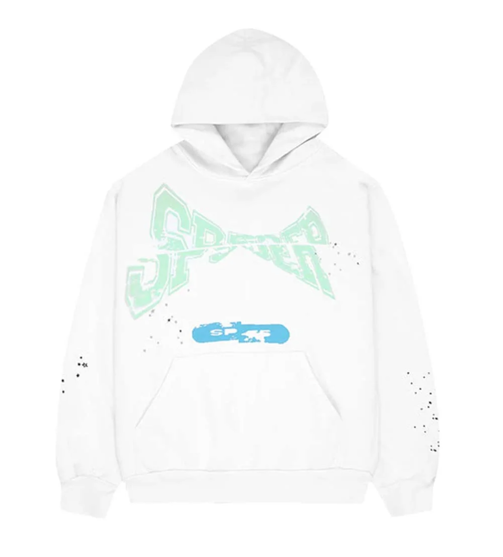 Sp5der Cross Country Hoodie Eggshell