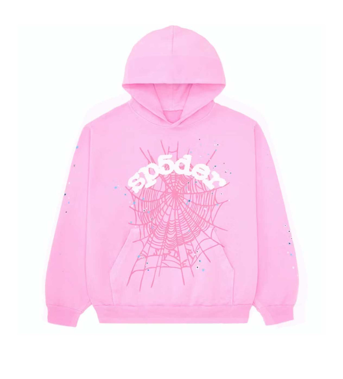 Sp5der OG Web Pink Hoodie