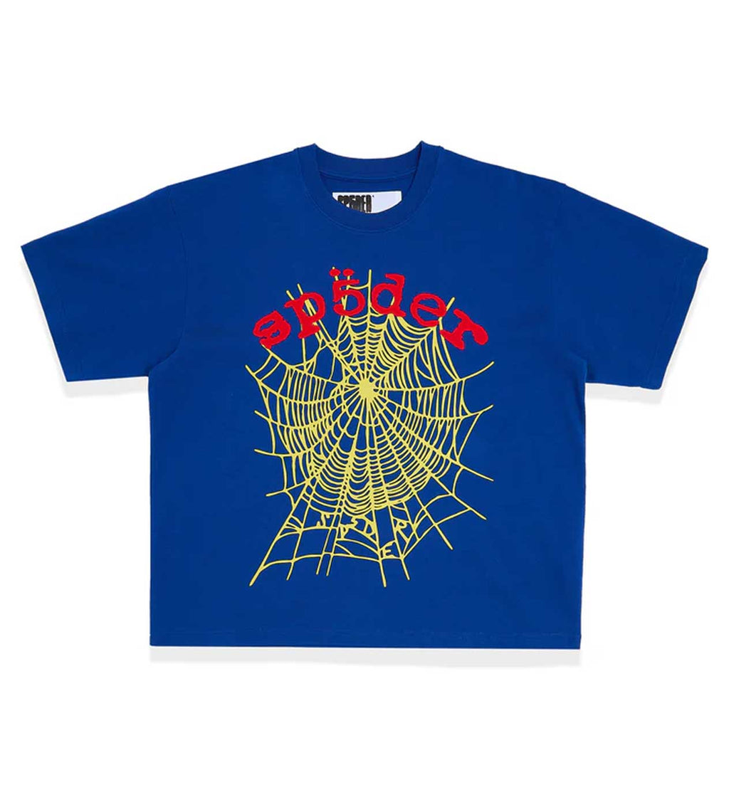 Sp5der OG Logo v2 HW Tee Navy