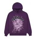 Sp5der Web Hoodie Purple