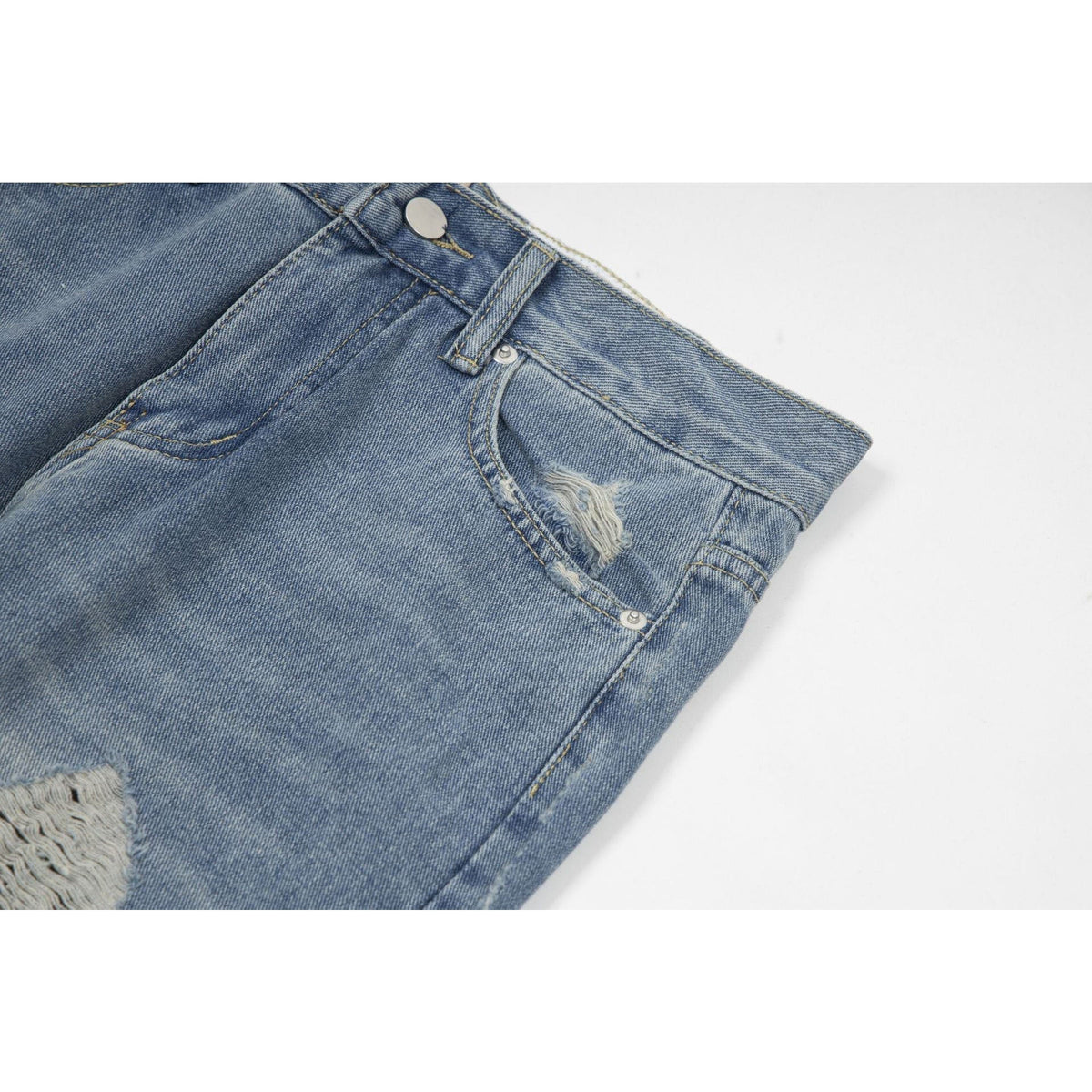 Gallery Dept Jeans Washed Ripped Rough Jeans Flared Trousers