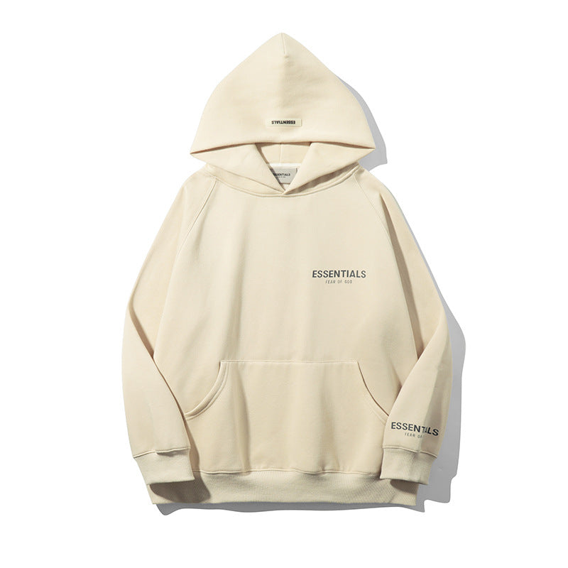 FW21 Reflective Font Hoodie / Pants / Set - Beige