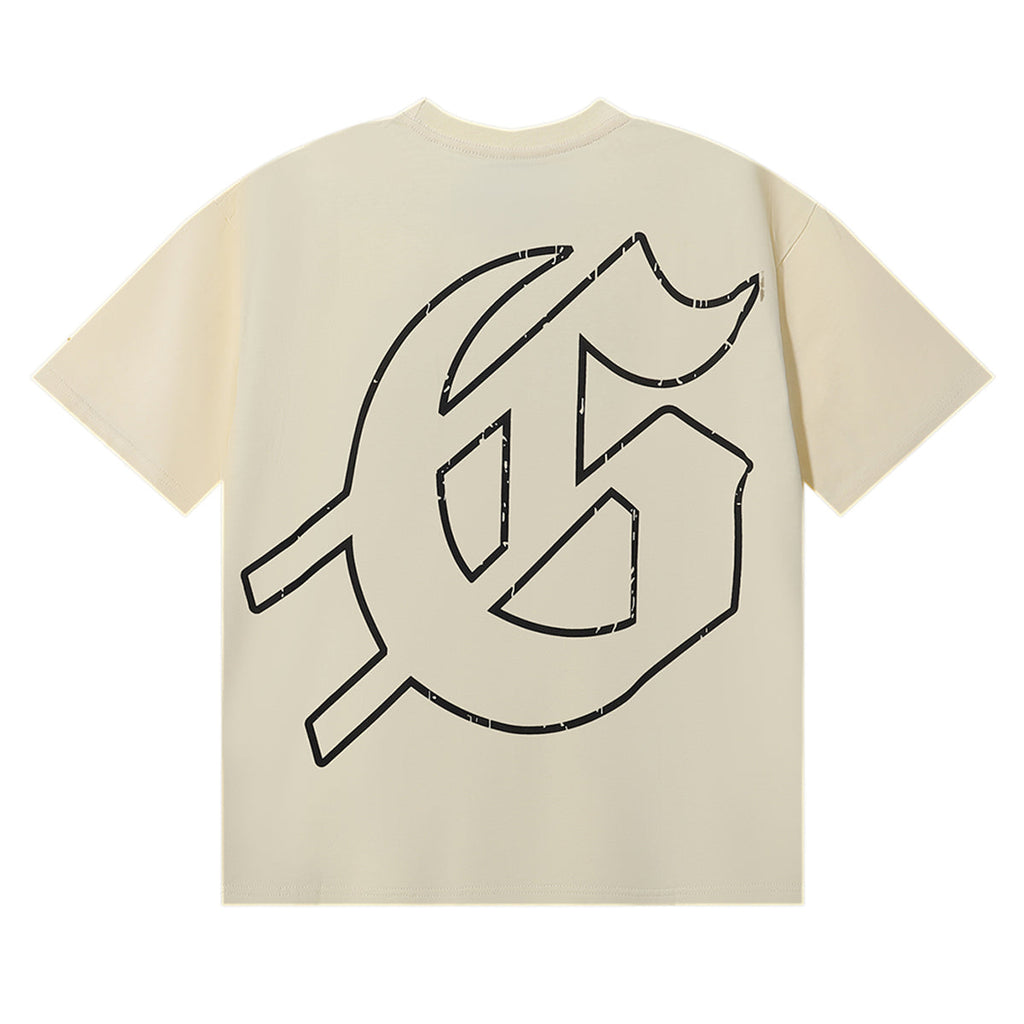 Godspeed T-shirts Skateboard Skull Junior Print Cotton Casual Short Sleeve Men and Women