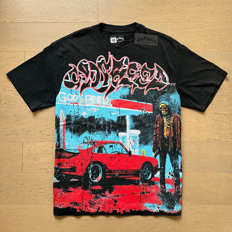 Godspeed T-shirts Retro Fantasy Pattern