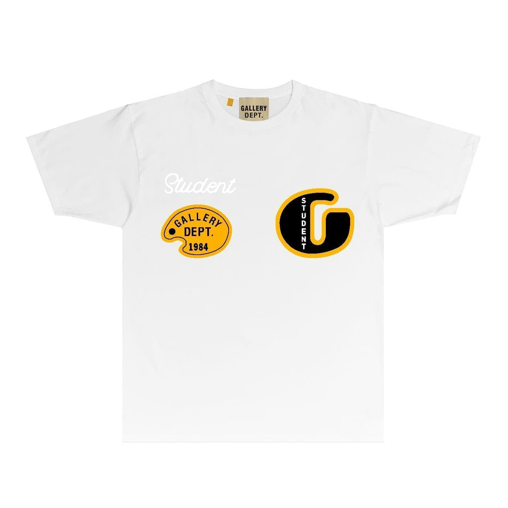 Gallery Dept T Shirt Retro Printed Loose Short-Sleeved Shirt (part2)