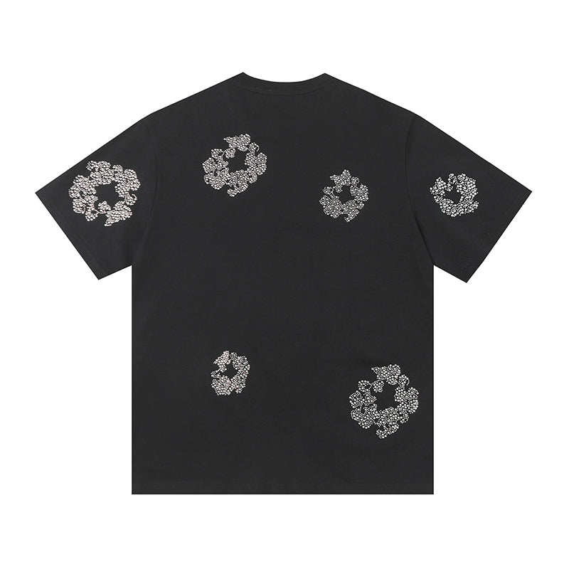 Denim Tears T-shirts Rhinestones