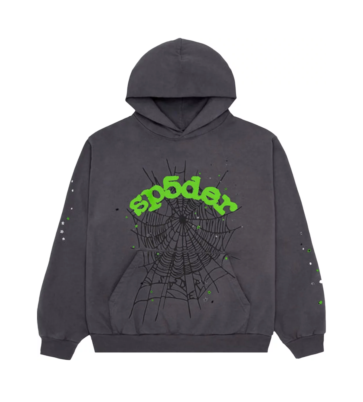 Sp5der Web Hoodie Slate Grey